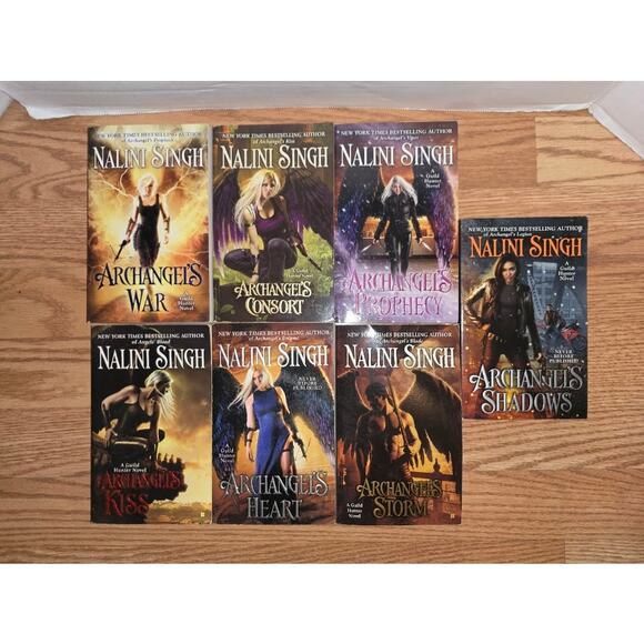 Nalini Singh Guild Hunters Lot of 13 Archangel - Picture 5 of 6